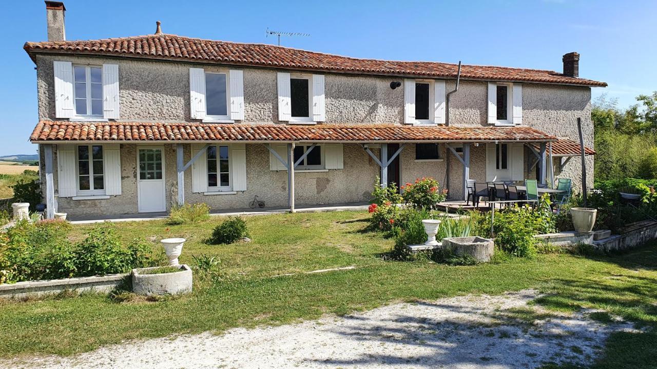 Grande Maison Avec Jardin, Animaux,Au Calme Yviers Bagian luar foto